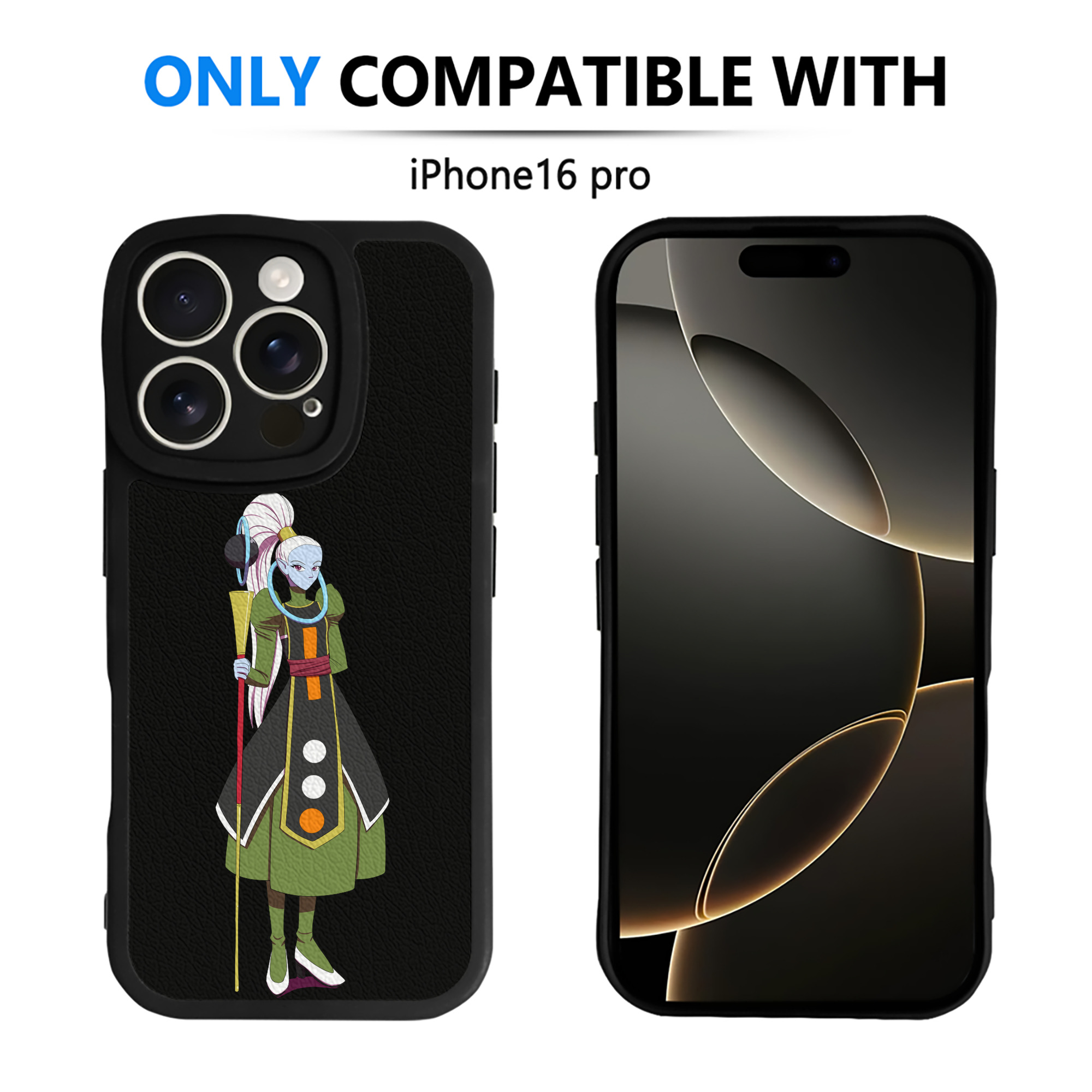 （画像用） ドラゴンボール DRAGON BALL 【iPhone 16シリーズ対応】シリコンスマホケース（レザー調） 材質：シリコン